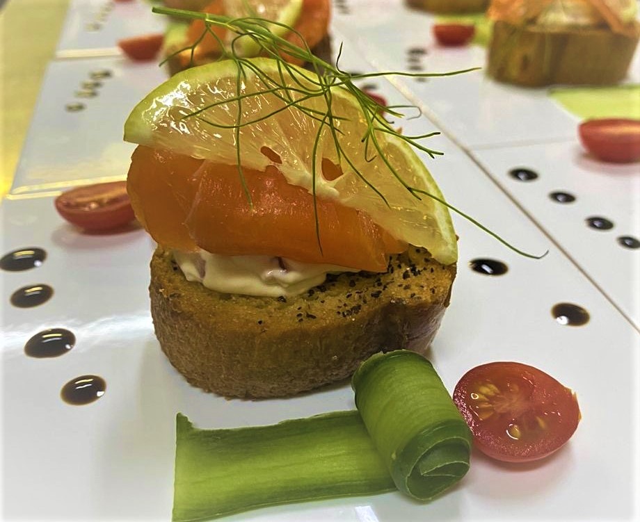 Salmon Crostini Salmon Crostini