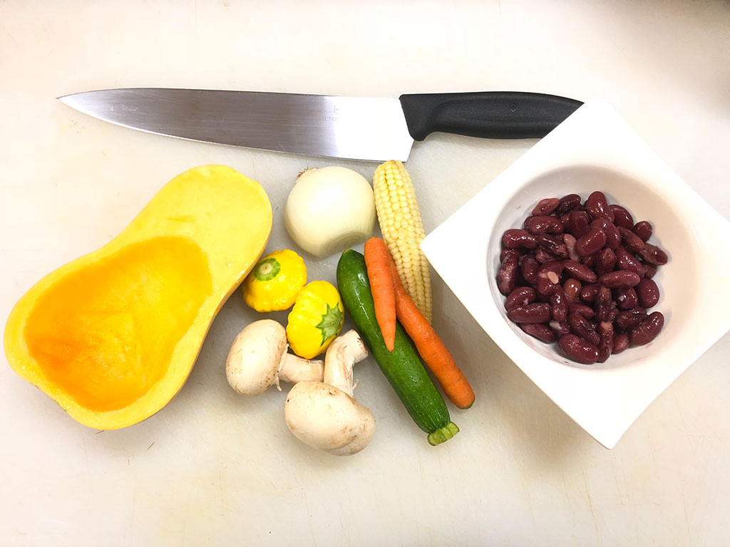 Vegan Stuffed Butternut Ingredients Vegan Stuffed Butternut Ingredients