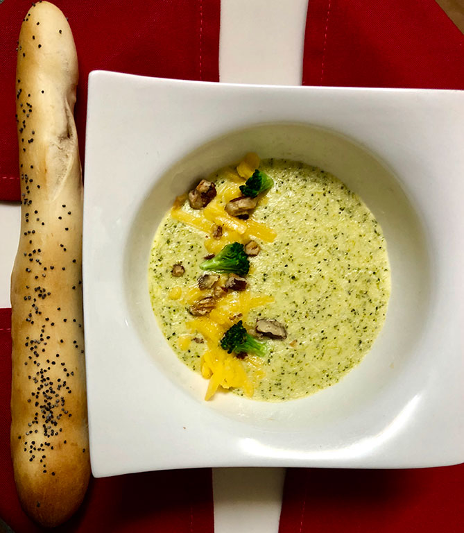 Broccoli and cheese soup Broccoli and cheese soup